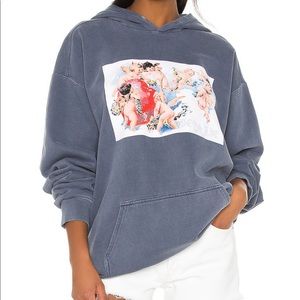 Boys Lie denim hoodie